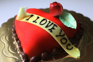 Foto I love You Pie di Torta di San Valentino