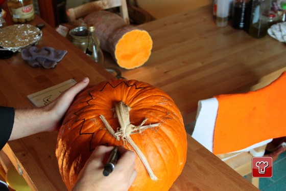 Foto Testa di Come intagliare la Zucca di Halloween