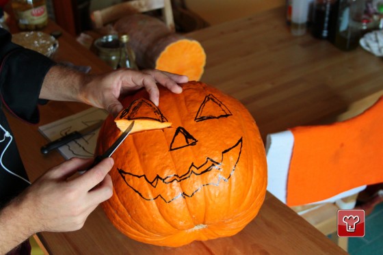 Foto Polpa di Come intagliare la Zucca di Halloween