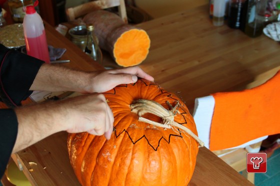 Foto Testa di Come intagliare la Zucca di Halloween