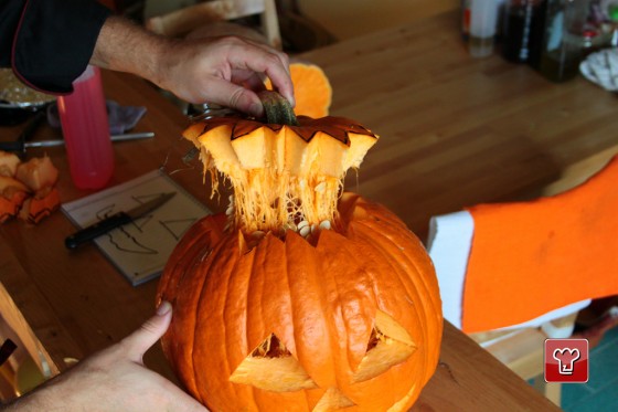 Foto Testa di Come intagliare la Zucca di Halloween