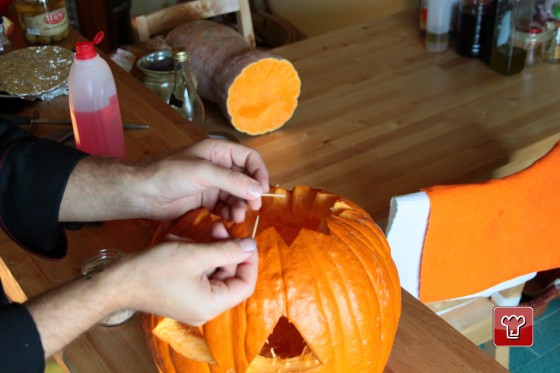 Foto Stuzzicadenti di Come intagliare la Zucca di Halloween