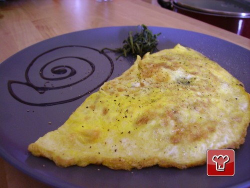 Foto Omelette di bruscandoli di Le erbe selvatiche di primavera