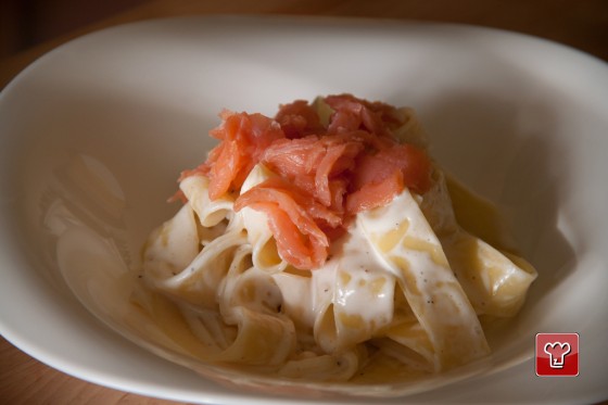 Foto Tagliatelle al salmone di Single in cucina: cucinare bene anche in piccolo