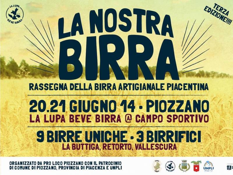 Evento a Piacenza: La nostra birra 2014
