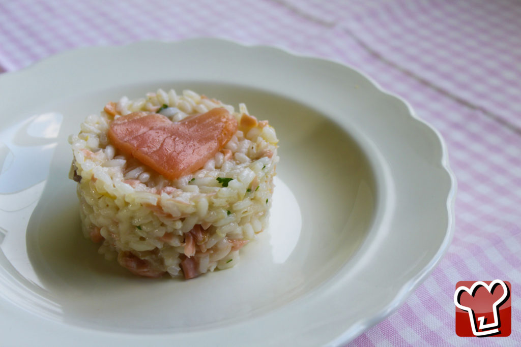 Risotto al salmone