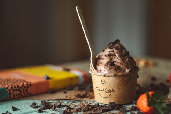 Il gelato al cioccolato di E’ sempre mezzogiorno