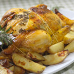 pollo al forno con patate - RicetteperCucinare.com