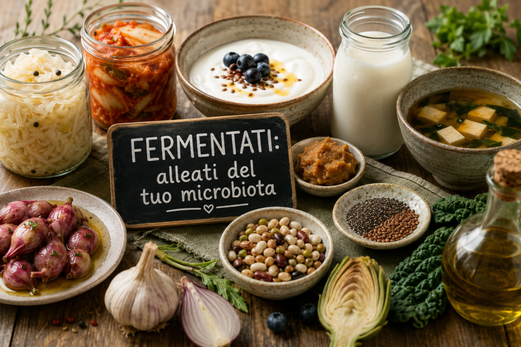 Fermentati e microbiota: kefir, yogurt, crauti — cosa mangiare per stare meglio
