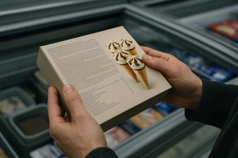 Chi produce i gelati Eurospin? La risposta è sulla confezione