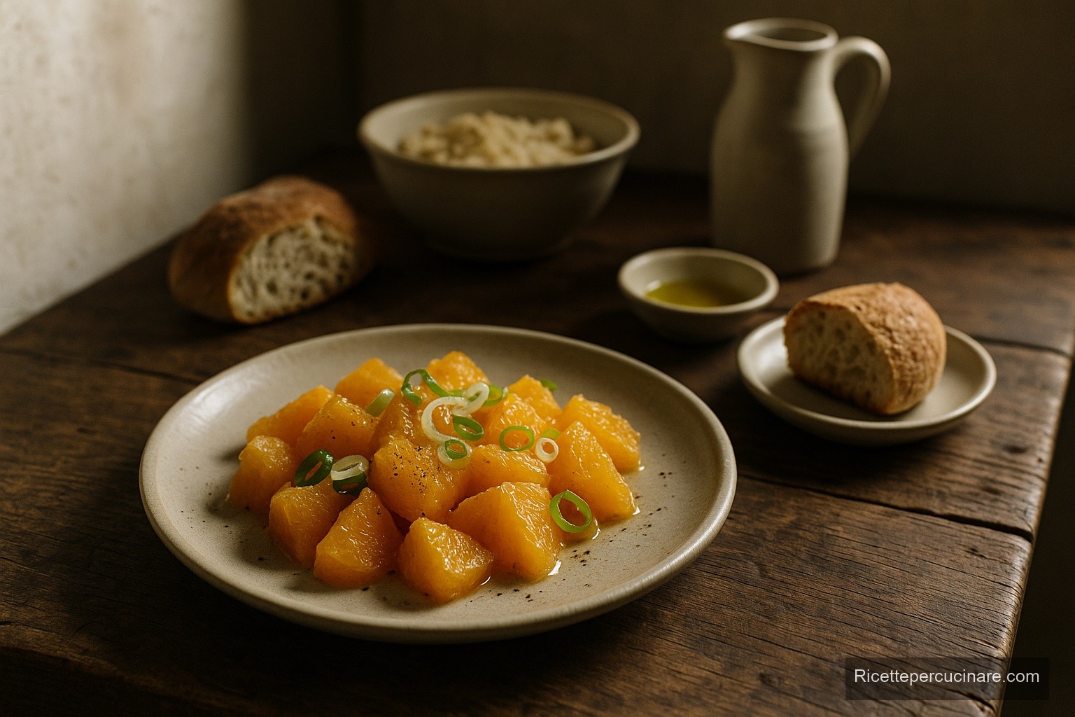 Insalata di arance e cipollette, immagine di esempio generata con IA